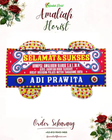 Papan Bunga Ucapan Selamat Manukan Kulon